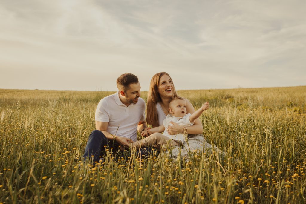 fotografia de familia en exterior en rubí