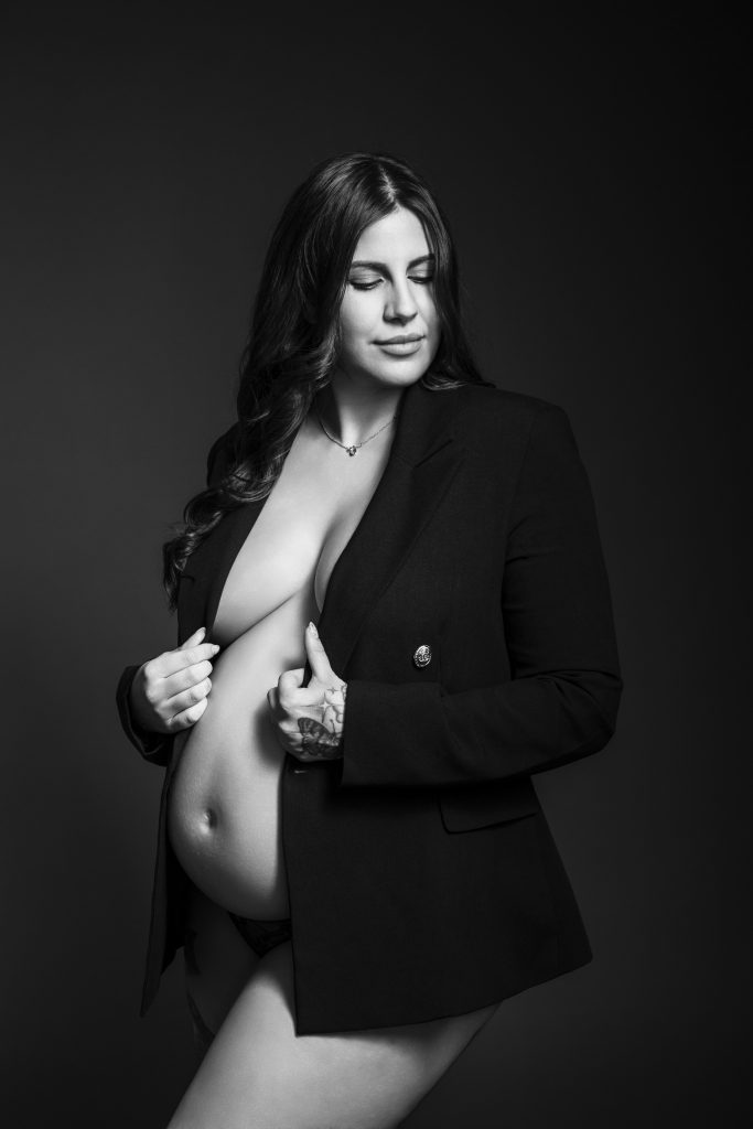 fotografia elegante embarazo barcelona