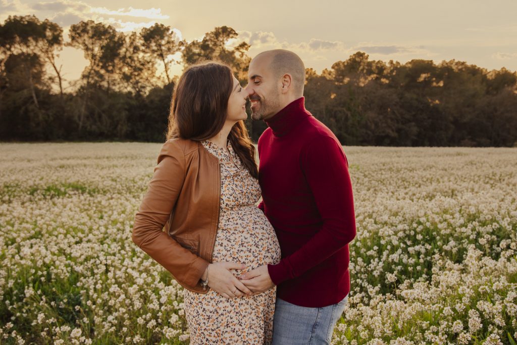 sesión embarazo en exterior rubí barcelona